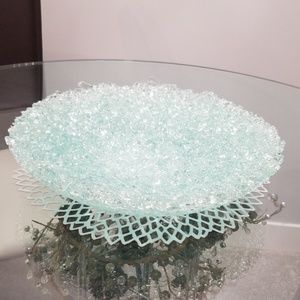 Brand New Glass fruit plate